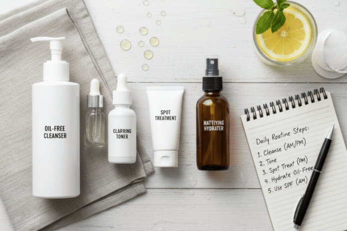 Daily Skincare routine for Oily Acne Prone Skin