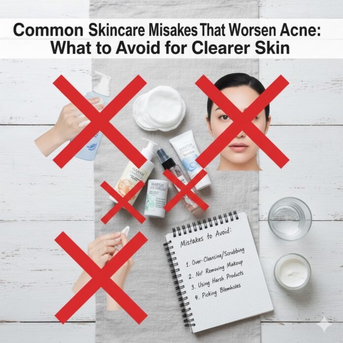Common skincare mistakes that worsen acne: What to avoid for clearer Skin