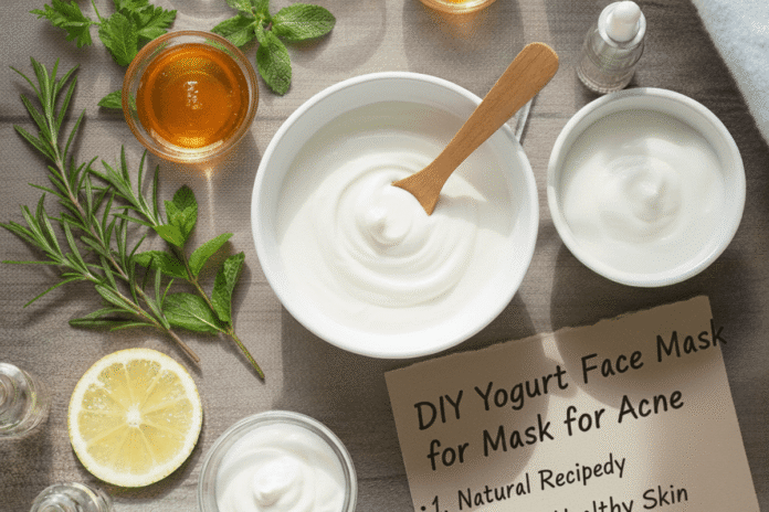 DIY Yogurt Face Mask for Acne
